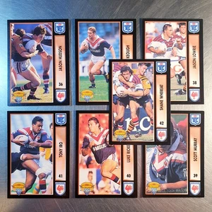 1994 Dynamic Series 2 Rugby League NRL Team Set (7 Cards) Roosters - Picture 1 of 3
