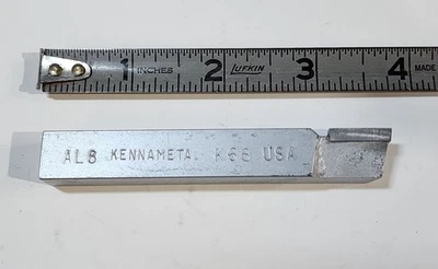 AL-8, K68 LH Single-Point Tool Bit Carbide Tipped 1/2" SQ Shank New KENNAMETAL - Image 1 of 4