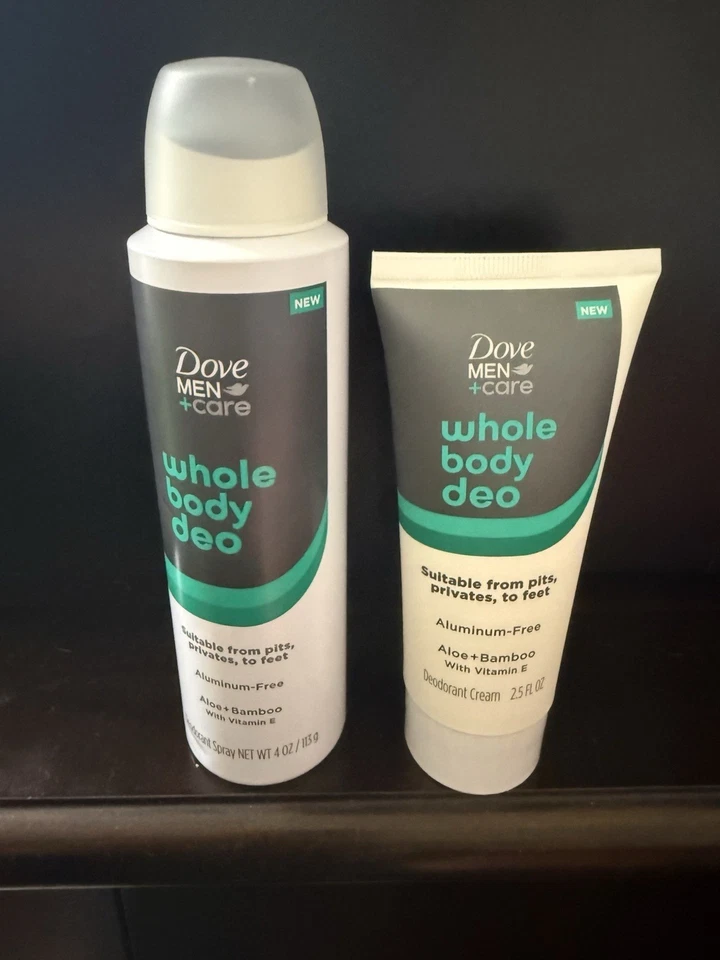 Dove мужчин + уход всего тела дезодорант алоэ + бамбук комплект - Изображение 1 из 1