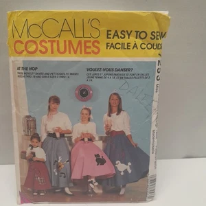McCalls Schnittmuster Misses Pudel Rock Kostüm Gr. XS bis L Schnitt 7253  - Bild 1 von 2