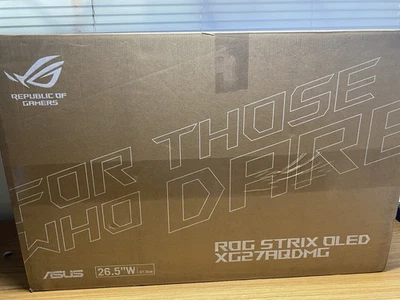 ASUS ROG Strix 27” 1440P OLED Gaming Monitor (XG27AQDMG) QHD, OLED, 240Hz 0.03ms - Image 1 of 3