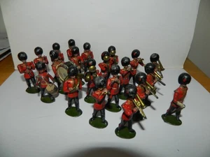 RARE PRE WAR BRITAINS LEAD 21 PIECE COLDSTREAM GUARDS BAND SET 37 FIRST VERSION - Picture 1 of 17