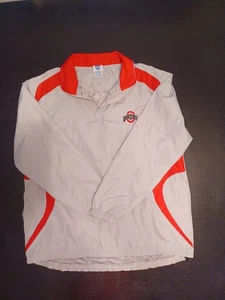 Ohio State Buckeyes Pullover/Windbreaker Reißverschluss (Erwachsenengröße Medium, mit Taschen) - Bild 1 von 17