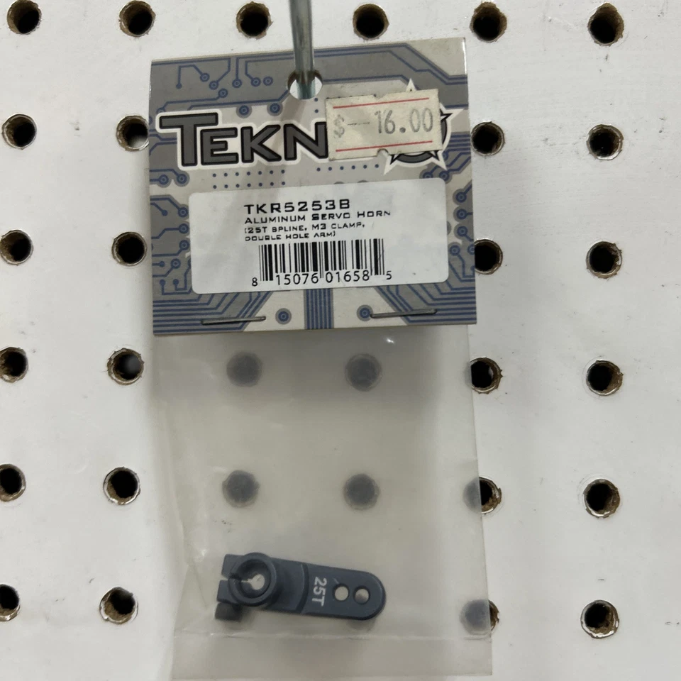 Tekno TKR5253B – Aluminum Servo Horn (25T spline)EB/NB48 - Image 1 of 1