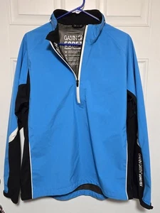 Galvin Green Herren Alvin Half Zip Gore-Tex Paclite Jacke Größe Large Blau/Schwarz - Bild 1 von 7