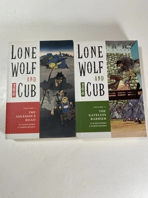 Lone Wolf and Cub Vol 1 & 2 (Dark Horse Manga 1ª Edição TPB 2000) Kazuo Koike - Imagem 1 de 4