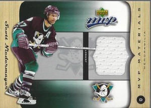 2005-06 Upper Deck MVP Materials #MSN Scott Niedermayer Jersey - NM-MT