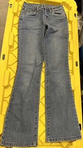 Vintage Limited Too Simply Low Flare Medium Wash Girls Jeans Size 16 Slim - Picture 1 of 5