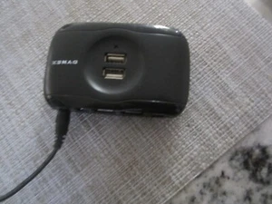 Dynex DX-B7PORT: 7-Port USB 2.0 Hub - Black - Picture 1 of 4
