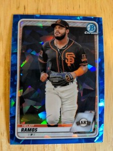 2020 Bowman Draft Chrome Sapphire HELIOT RAMOS San Francisco Giants