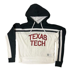 Texas Tech Red Raiders Women's Medium Long Sleeve Hoodie T-Shirt Tee Gray NEW UA - Picture 1 of 4