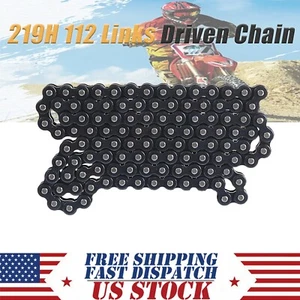 Premium 112 Link 219H Reinforced Drive Chain For TKM Rotax Karting Go Kart Race - Picture 1 of 5