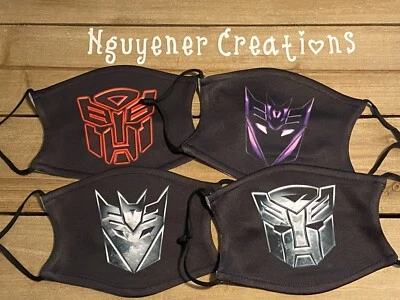 Decepticon Autobot Face Mask Facemask Mouth  - Image 1 of 4