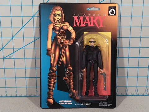 Warrior Nun Shotgun Mary Leather Jacket Variant, Ben Dunn & Antarctic Press 1997 Cover