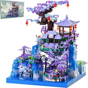 2500Pcs Tree House Building Block Set Chinese Ancient-Style Mythical Pavilion - Picture 1 of 5
