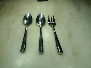 Artisan Ware SoHo HEAVY DUTY Stainless Forged Serving Set 3Pc, 9 Inches Long. - Picture 1 of 14