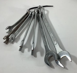 Vintage Sears Combination Wrenches 7 Drop Forged Metric Taiwan 1 USA Very GC - Picture 1 of 4