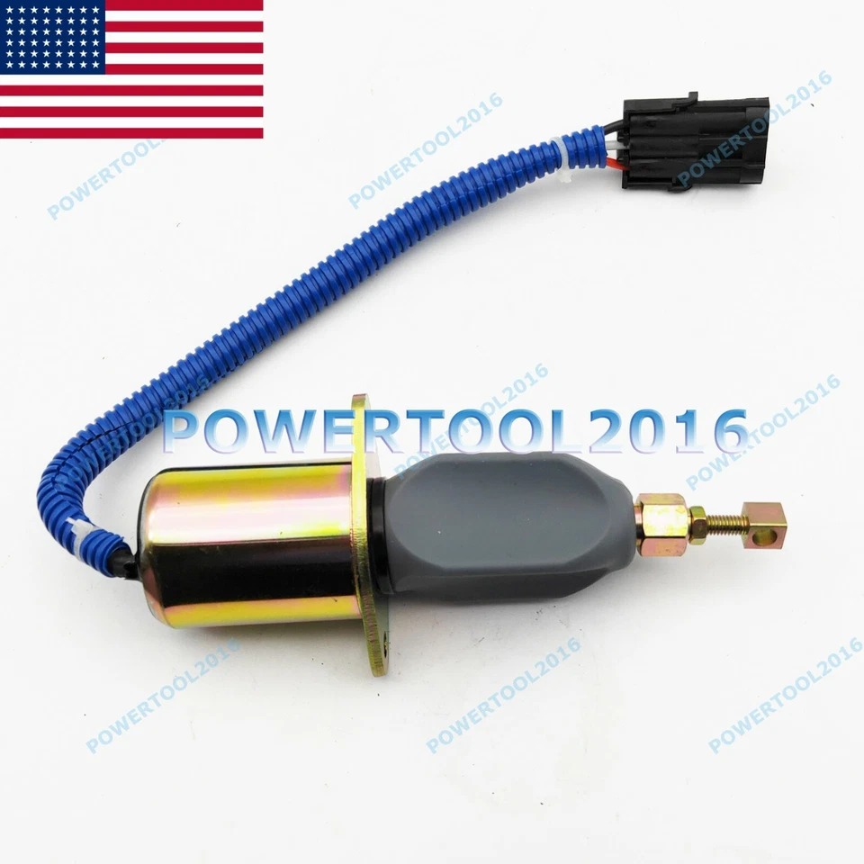 New 12V Shut Down Solenoid for Ford F700 F800 3934974, SA-4026-12 - Image 1 of 3
