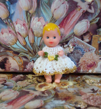 Hand Crochet Dress For Barbie Baby Krissy Or Same Size Dolls #154