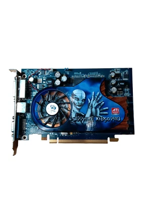 ATI SAPPHIRE RADEON X1650 PRO 256Mb GDDR3 PCI-E DUAL DVI-I/TVO - Image 1 of 4