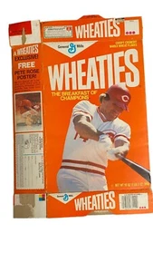 General Mills Wheaties Cereal Box Pete Rose Cincinnati Reds 1986, Box Only - Picture 1 of 8