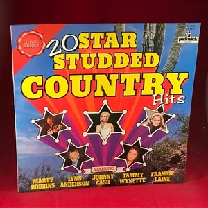 VARIOUS 20 Star Studded Country Hits 1974 UK Vinyl LP Johnny Cash Marty Robbins - Picture 1 of 4