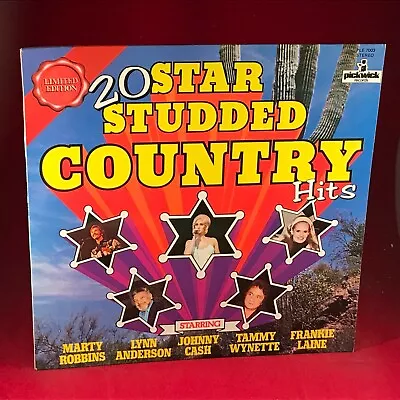 VARIOUS 20 Star Studded Country Hits 1974 UK Vinyl LP Johnny Cash Marty Robbins - Image 1 of 4
