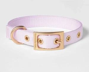 Boots and Barkley Lilac Nylon Adjustable Dog Collar Size Large 15” to 20” 90 Lbs - Picture 1 of 4