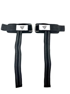 GymLeo Wrist Lifting Straps – Weightlifting Support for Barbells & Dumbbells, - Foto 1 di 16