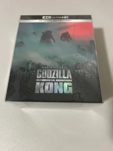 Godzilla Vs Kong 4K One 1-Click SteelBook Blu-ray [2021] MANTA LAB Exclusive - Picture 1 of 7