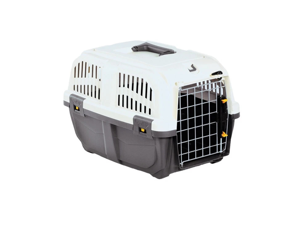 Nobby  Transportbox "Skudo 3 IATA"grau / creme 60 x 40 x 39 Hund Katze Cat Dog - Bild 1 von 1