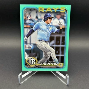 Austin Shenton 2024 Topps Update Aqua Parallel RC #US275 Tampa Bay Rays - Picture 1 of 1