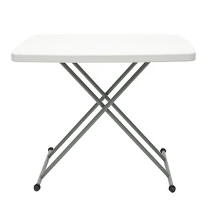 Height Adjustable Folding Table Snack Desk Laptop Table Small Computer Desk - Picture 1 of 10
