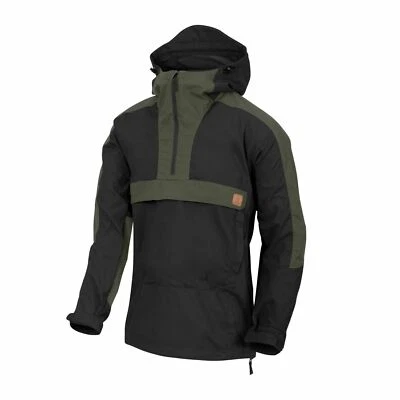 Helikon Tex Woodsman Outdoor Bushcraft Wanderer Anorak Jacke Taiga Green Black