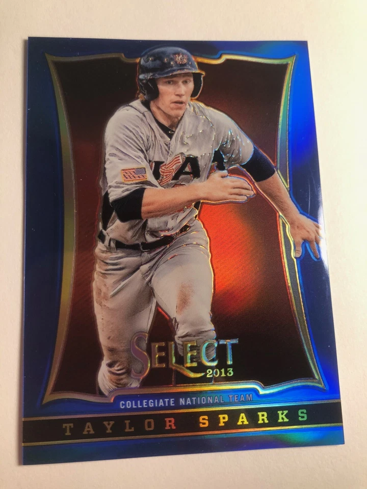 2013 Panini USA Baseball Select Blue Prizm Taylor Sparks 19 /199 - Image 1 of 1