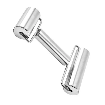  Teigroller Walze Edelstahl Nudelholz Rollstift Zum Backen Edelstahlwalze - Bild 1 von 4