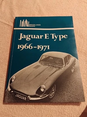 Jaguar E Type 1966-1971 Brooklands cartera de pruebas en carretera en muy buena condición envío gratuito 4,2 V12 2+2 Foto 1 de 4