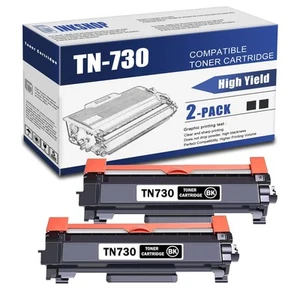 Kompatybilny z TN730 TN-730 Kaseta z czarnym tonerem Zamiennik dla Brother T... - Zdjęcie 1 z 6