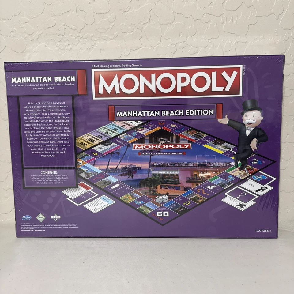 Manhattan Beach Monopoly Board Game - Image 1 of 1