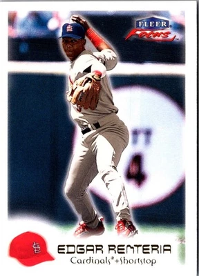 2000 Fleer Focus Edgar Renteria #124 St. Louis Cardinals Baseball Card - Image 1 of 2