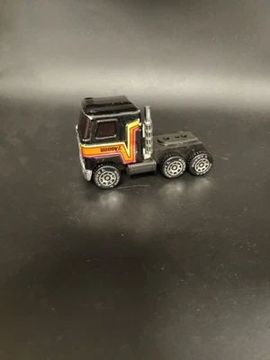 Semirremolque vintage 1980 Black Mack cabina Buddy L. 4,5" diecast  Foto 1 de 4
