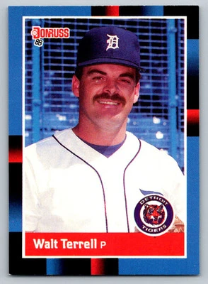 1988 Donruss #91 Walt Terrell Detroit Tigers - Image 1 of 2
