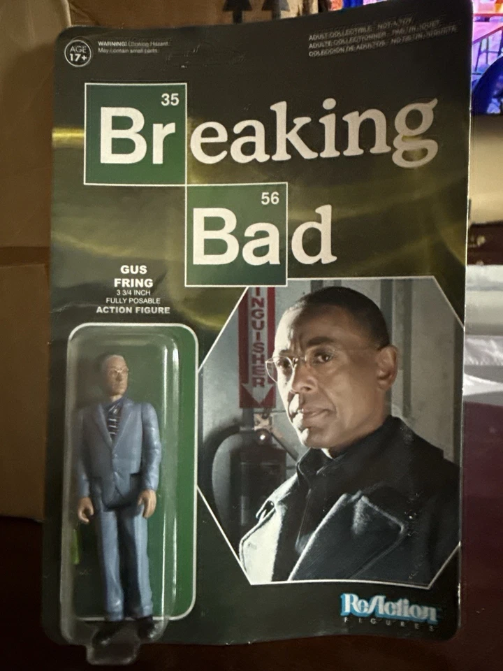 "Figura Funko Super 7 Reaction Breaking Bad Gus Fring 3,75"" sin perforar" Foto 1 de 1