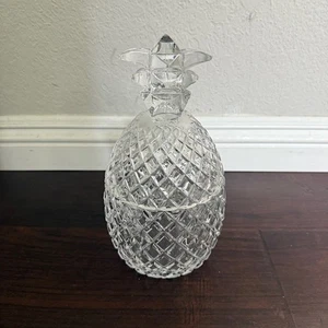 Bleischliff Kristall Ananas 10" Süßigkeiten/Keksdose mit Deckel Shannon Schliff - Bild 1 von 5