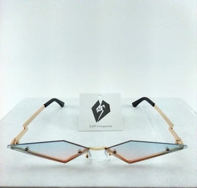 Jova Kit Unisex Triángulo Funky Y2K Arco Iris Chapado en Oro Llantas Gafas de Sol Foto 1 de 4