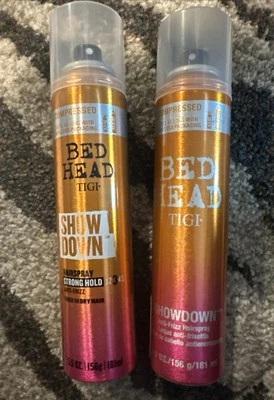 Tigi Bed Head Showdown Strong Hold Anti-Frizz Hairspray 5.5 oz X2 - Image 1 of 2