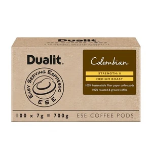 Dualit Colombian ESE Coffee Pods |100 Pack | 100 x 1 | 100 Servings of Premium - Picture 1 of 5