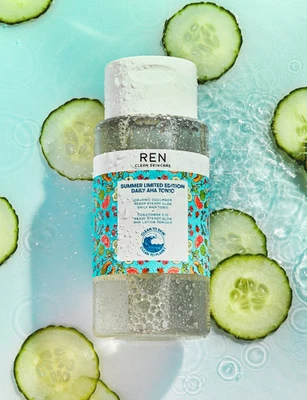 Tónico diario AHA pepino orgánico edición limitada REN Summer 250 ml Foto 1 de 4