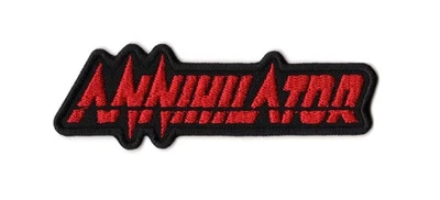 Annihilator Sew-on Patch | Canadian Thrash Speed Heavy Metal Music Band Logo - Image 1 of 2