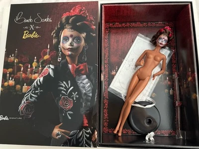 Muñeca Barbie Desnuda 2022 Día de los Muertos Benito Santos X En Caja Original Foto 1 de 4
